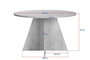 Hanah Home Mesa de Comedor Pino Atlántico